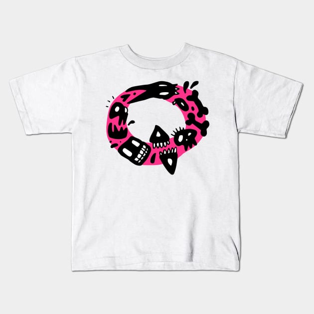 Letter Q Kids T-Shirt by Gunes Ozcan